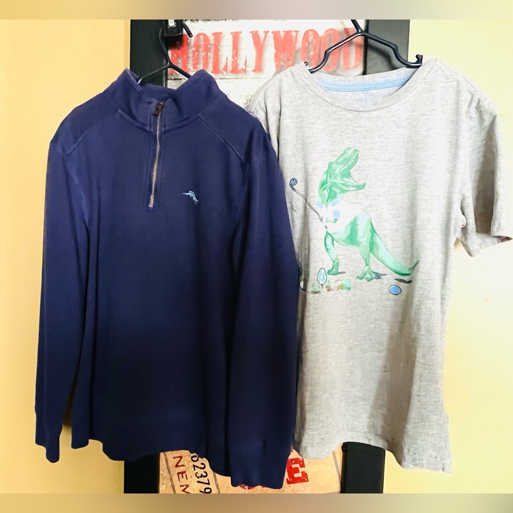 4 items Little Kids 7/8 years old ( 2 Tommy Bahama Cotton 1 Champion  1 OshKosh) - Picture 3 of 7